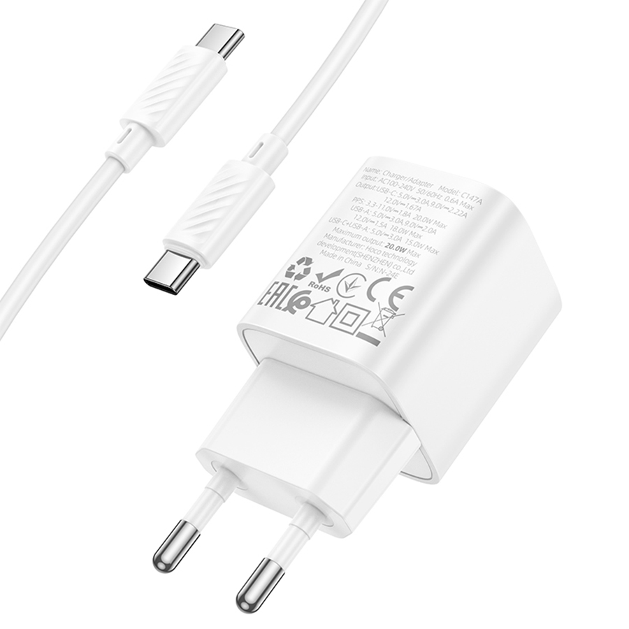 Chargeur mural 20W C147A HOCO