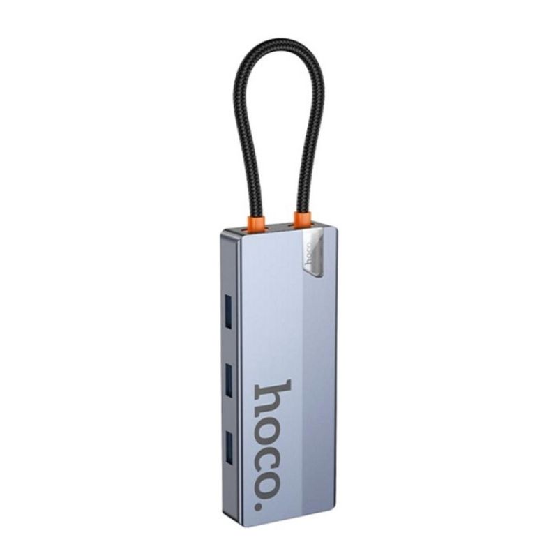 Adaptateur 5 en 1 Type-C vers HDMI+PD+USB 3.0 HB50 HOCO – Image 3