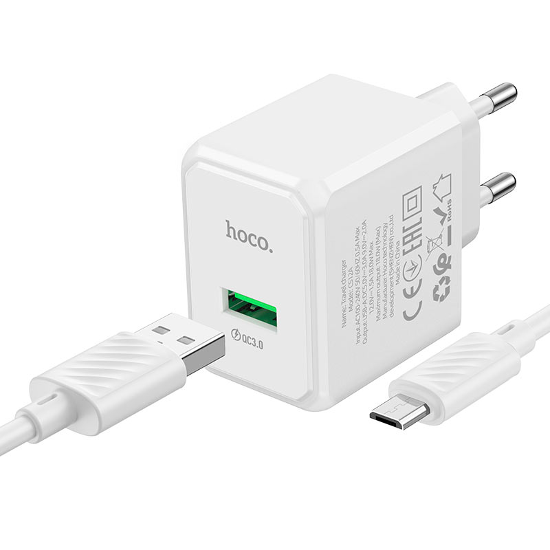 Chargeur mural 18W CS12A HOCO