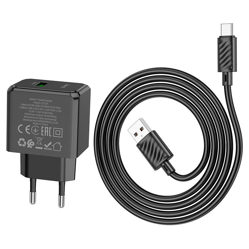 Chargeur mural 18W CS12A HOCO