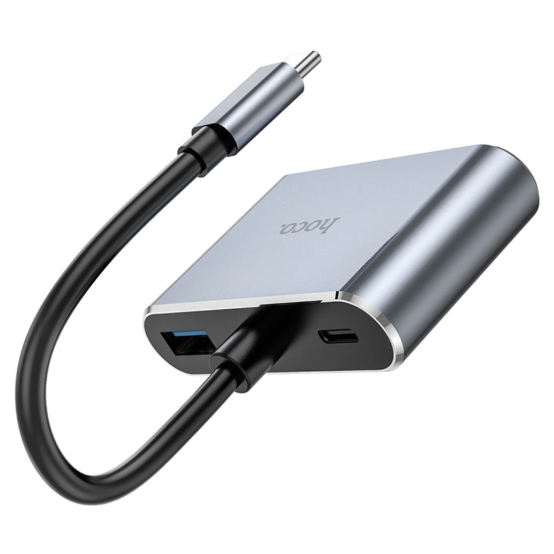 Hub 4-en-1 HDMI UHD VGA USB 3.0 HB30 HOCO