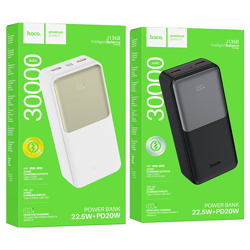 Power bank 30 000 mAh J136B HOCO – Image 8