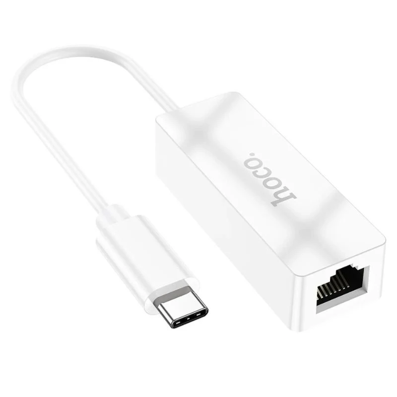 Adaptateur Ethernet USB-C & USB-A vers RJ45 UA22 HOCO
