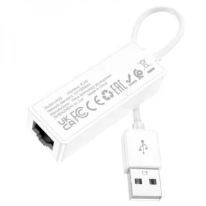 Adaptateur Ethernet USB-C & USB-A vers RJ45 UA22 HOCO
