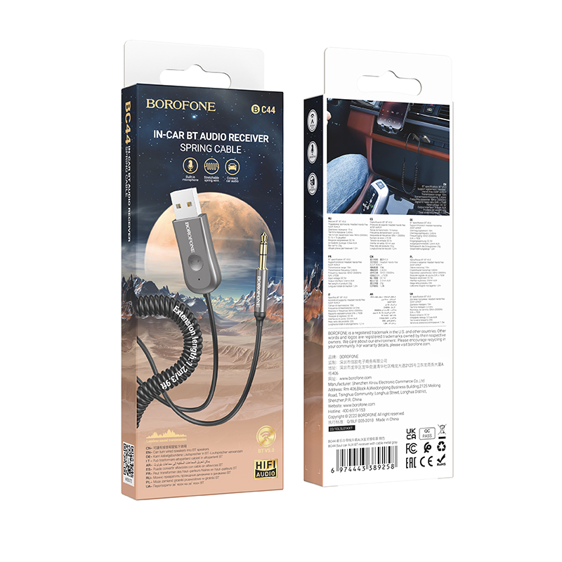 Récepteur Bluetooth AUX BC44 BOROFONE