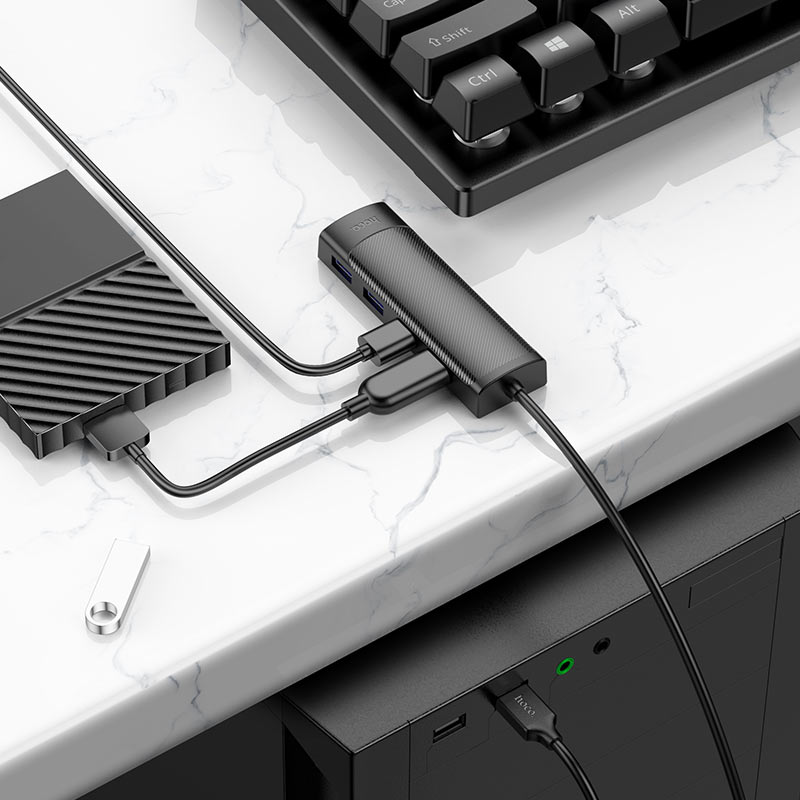 Hub USB-A vers 4 × USB 3.0 HB41 HOCO