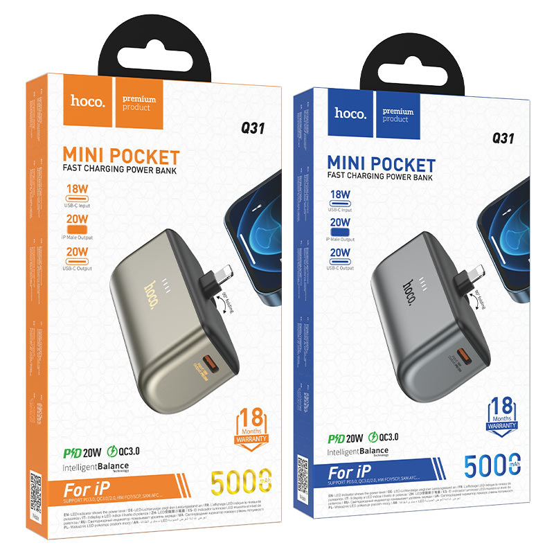 Power bank pour iPhone 5000 mAh Q31 HOCO – Image 8