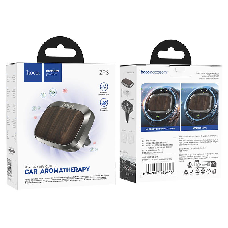 Diffuseur d’aromathérapie pour voiture ZP8 HOCO