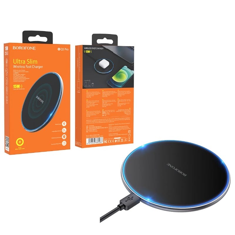 Chargeur rapide sans fil 15 W BQ3 Pro BOROFONE