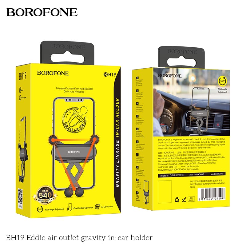 Support de téléphone pour voiture BH19 BOROFONE – Image 10