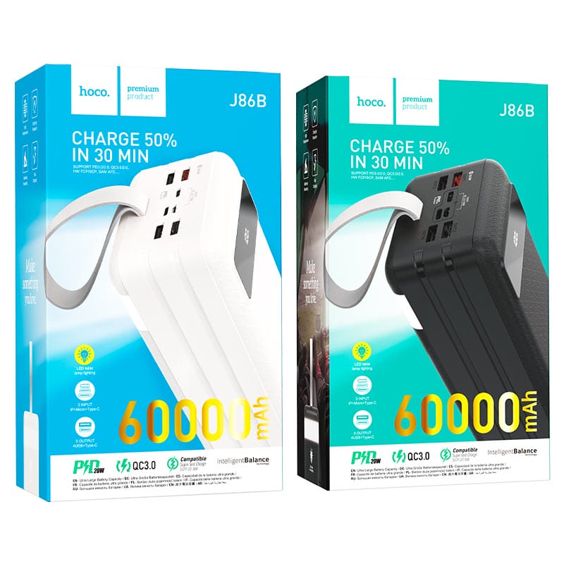 Power Bank 60 000 mAh J86B HOCO