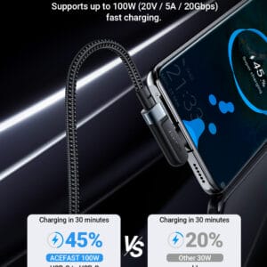 Câble USB-C vers USB-C 100W C5-03 ACEFAST