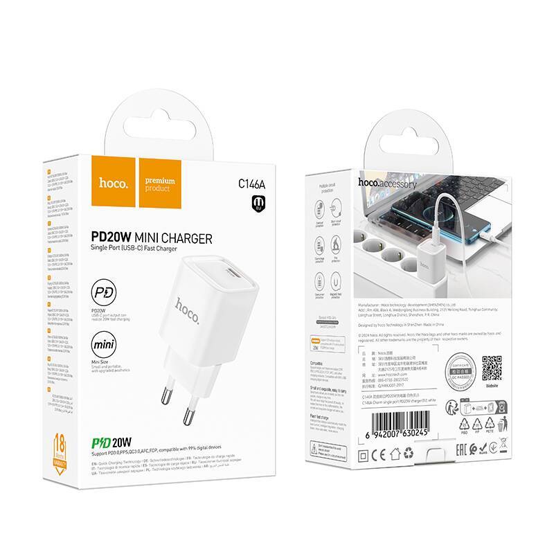 Chargeur mural 20W C146A HOCO
