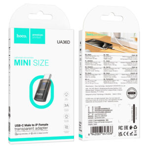 Mini adaptateur USB-C Male vers iP femelle UA36D HOCO