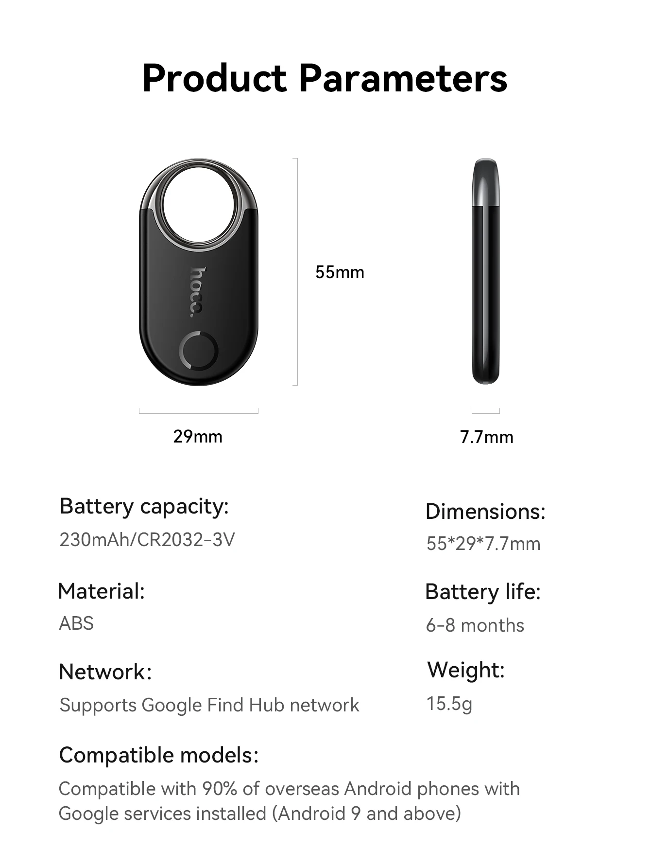Outil de localisation Android E98A HOCO – Image 8