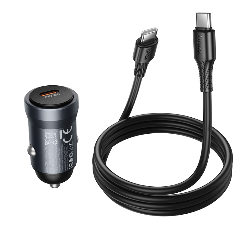 Chargeur voiture 30W Z62A HOCO – Image 2