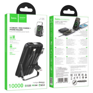 Power Bank magnétique et filaire J135 HOCO