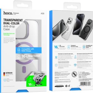 Coque transparente MagSafe pour iPhone AS6 HOCO