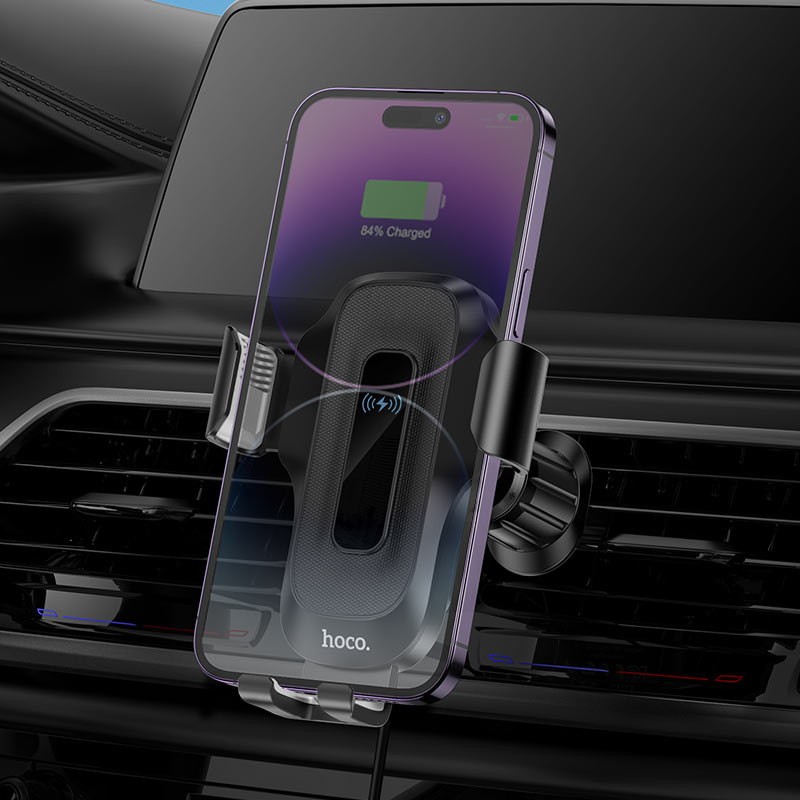 Support téléphone voiture chargeur sans fil 15W HW2 HOCO – Image 8