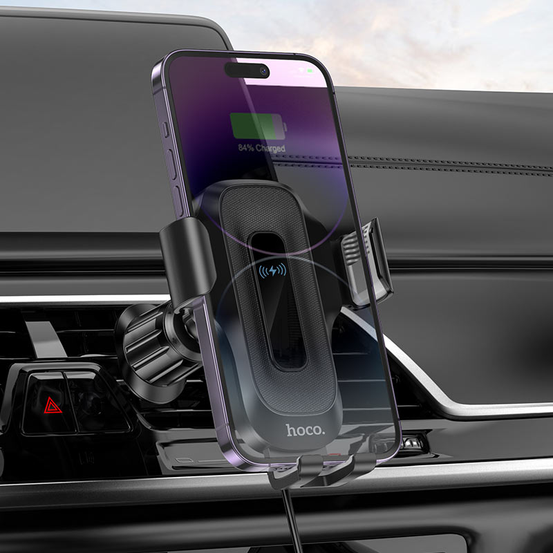 Support téléphone voiture chargeur sans fil 15W HW2 HOCO – Image 6