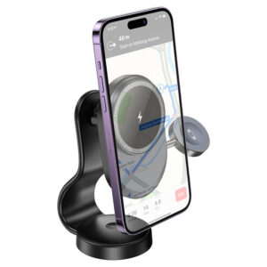 Chargeur sans fil voiture magnétique 2-en-1 HW28 HOCO