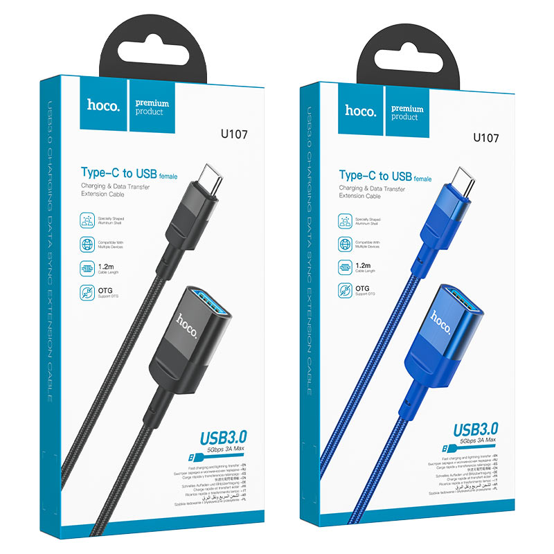 Câble extension USB Type-C vers USB 3.0 U107 HOCO