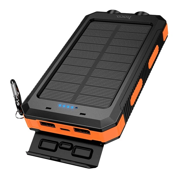 Power Bank à Énergie Solaire avec Lampe LED J164 HOCO