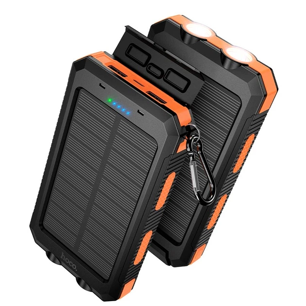Power Bank à Énergie Solaire avec Lampe LED J164 HOCO