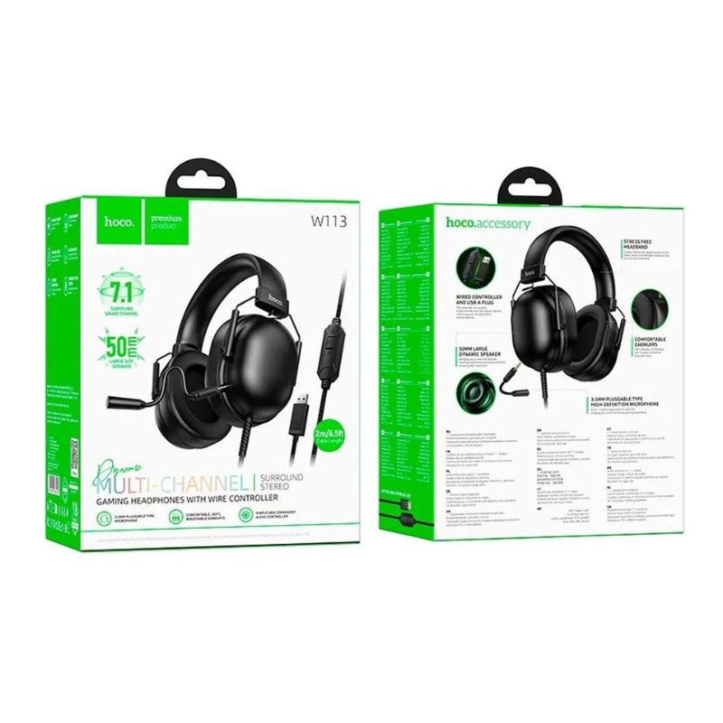 Casque gaming avec micro W113 HOCO