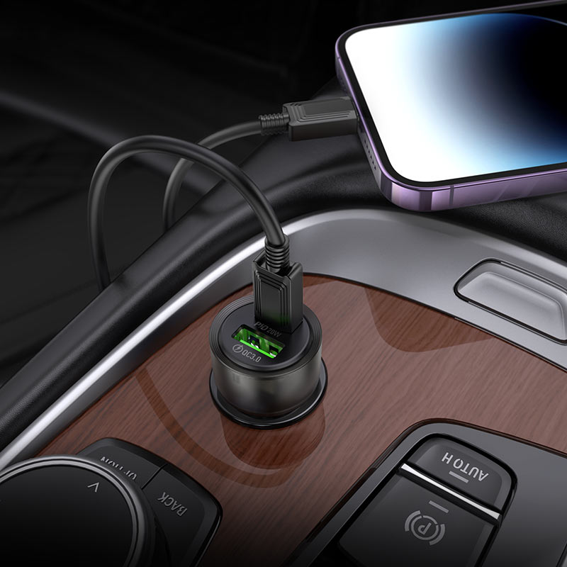 Chargeur de voiture avec câble 38W Z52 HOCO – Image 5