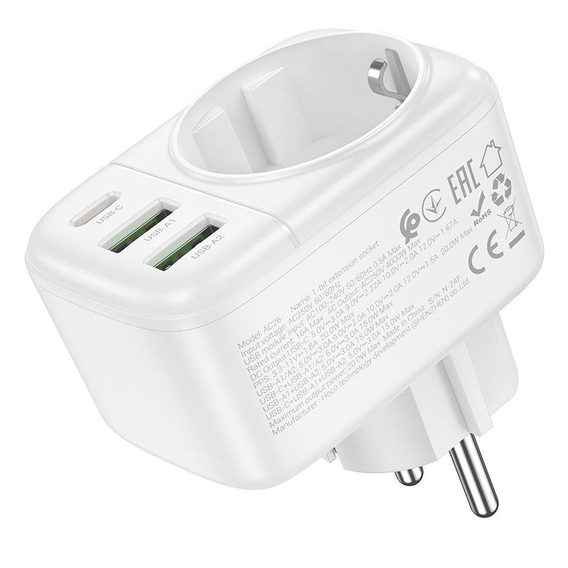 Multiprise 20W AC26 HOCO