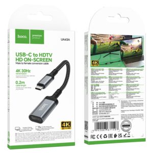 Adaptateur Type-C vers HDMI 4K UA43A HOCO