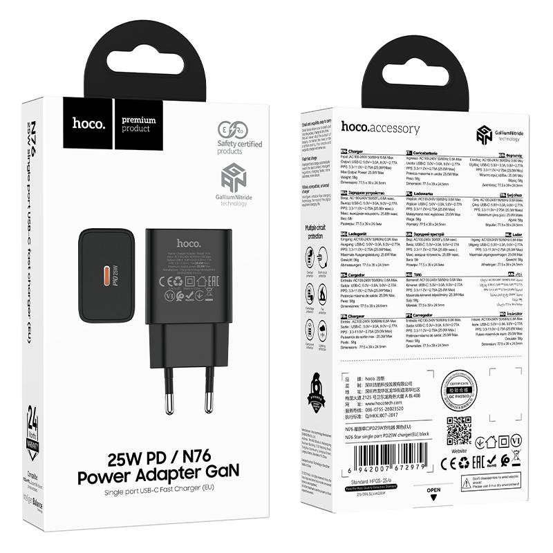 Chargeur 25W USB-C N76 HOCO