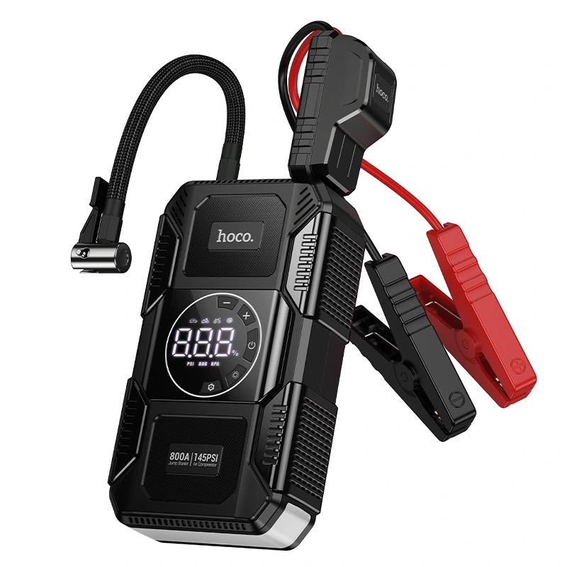 Démarreur de Voiture & Gonfleur Intelligent 4-en-1 QS6 HOCO