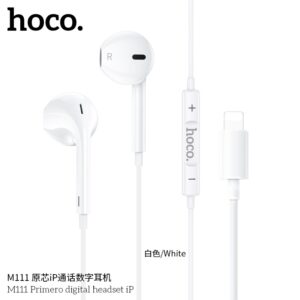 Ecouteurs filaires Lightning avec Microphone M111 HOCO