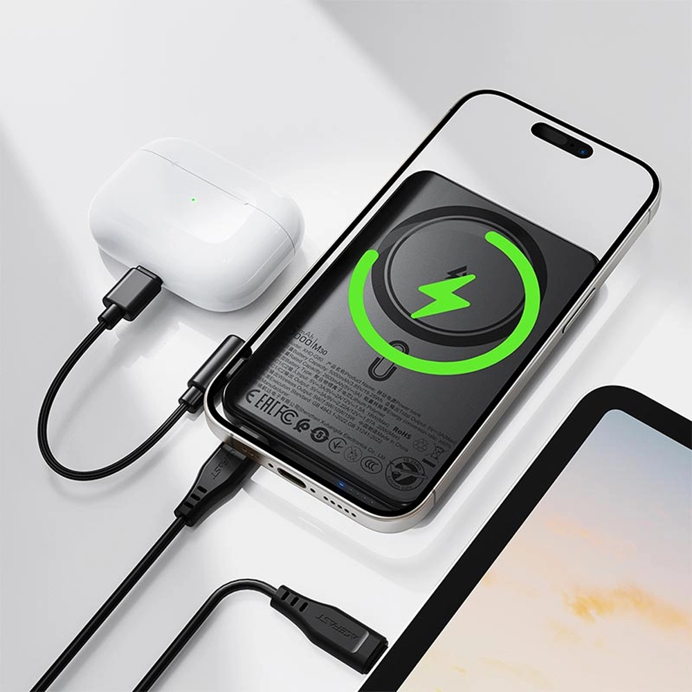 Power Bank magnétique ultra fin 5000 mAh M30 ACEFAST – Image 5