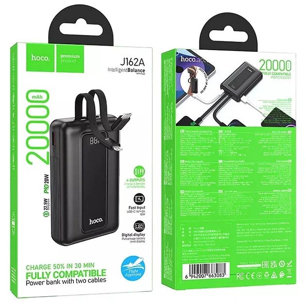 Batterie Externe 20 000 mAh J162A HOCO – Image 3