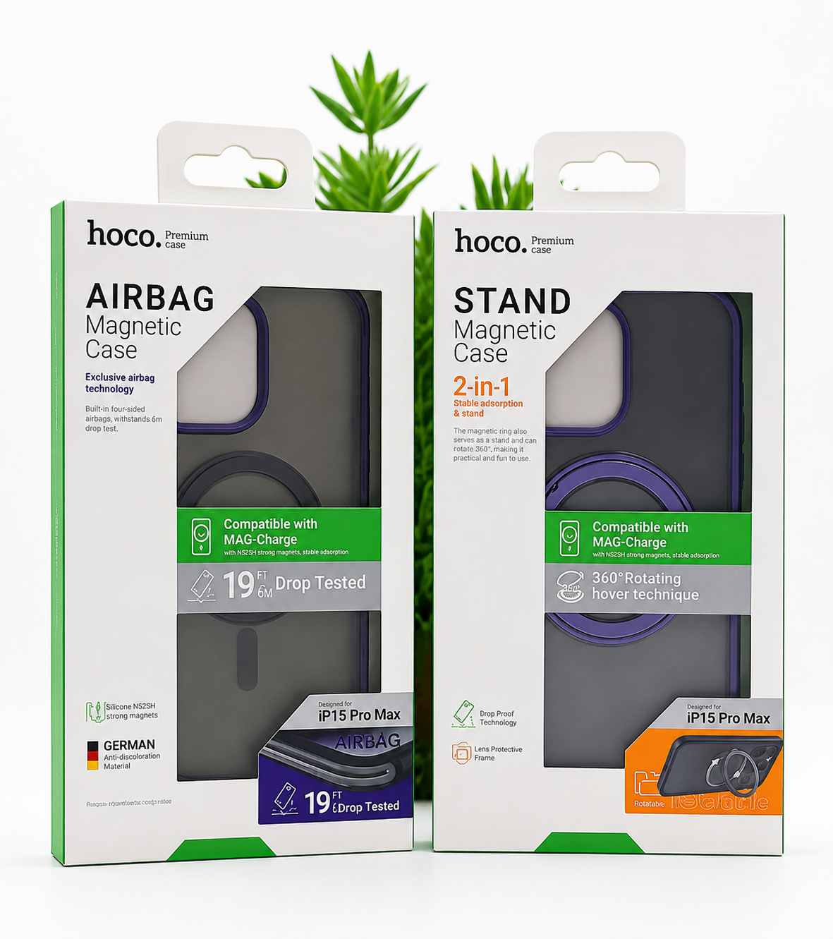 Coque Magnétique iPhone 15 Pro Max HOCO AS1 & AS5