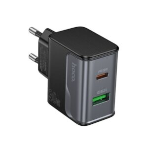 Chargeur Mural Double Port CS71A 20 W HOCO – USB-C & USB-A