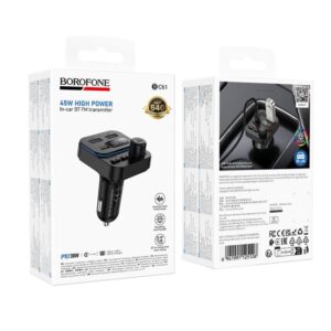 Transmetteur FM Bluetooth 45W BC61 BOROFONE