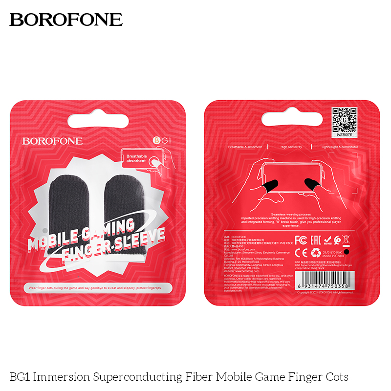 Doigtiers Gaming Tactiles BG1 BOROFONE – Image 8