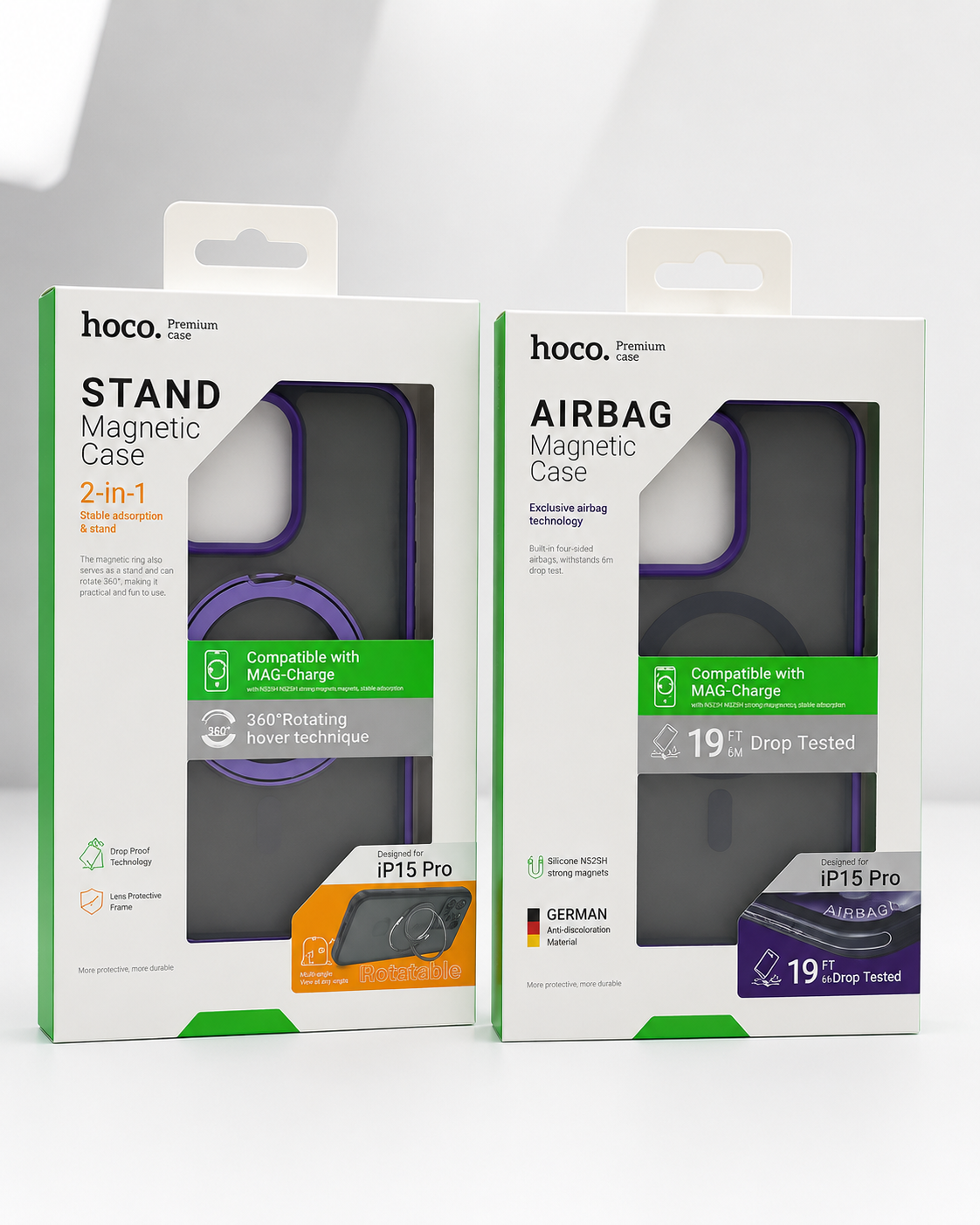 Coque Magnétique iPhone 15 Pro HOCO AS1 & AS5