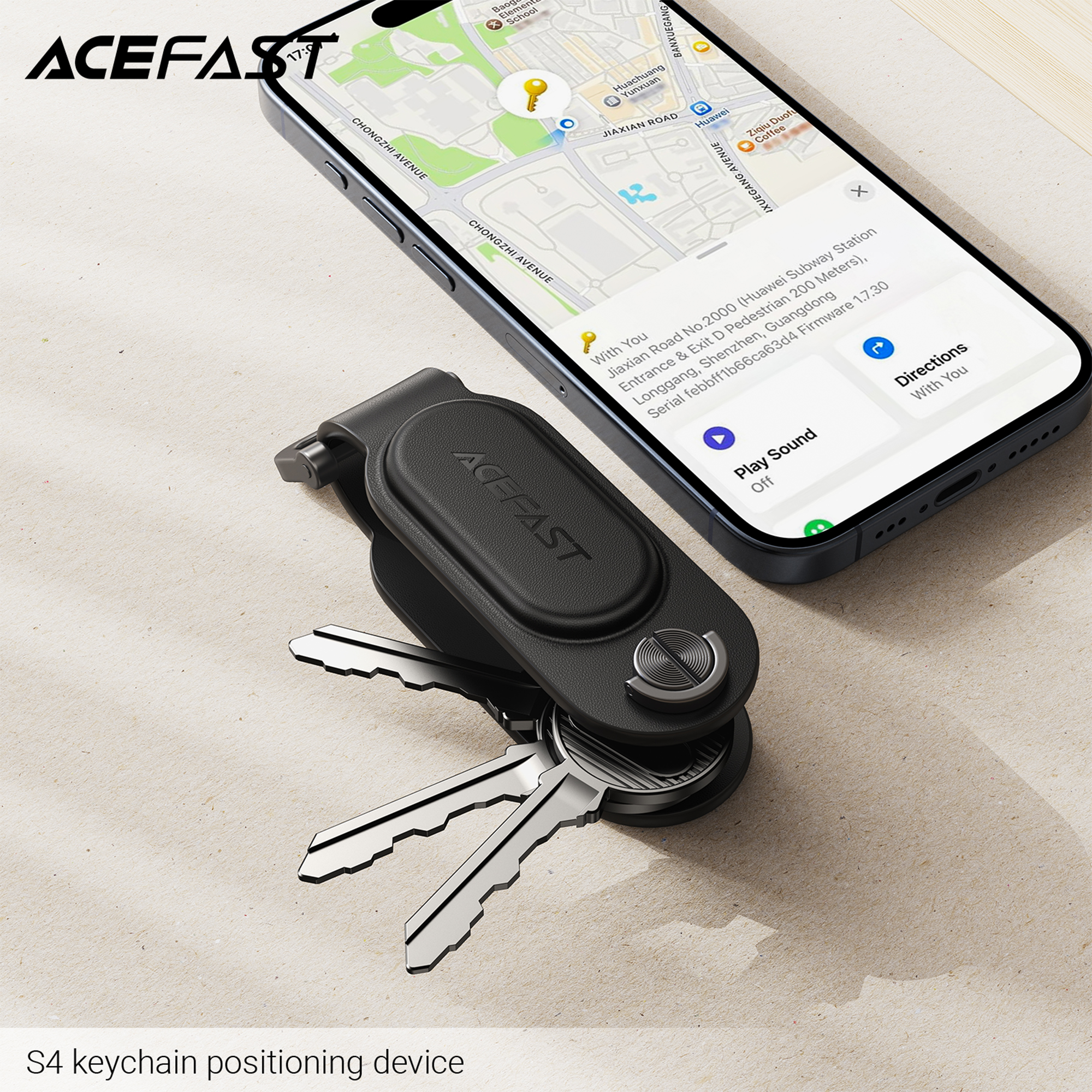 Porte-clés Traceur S4 ACEFAST