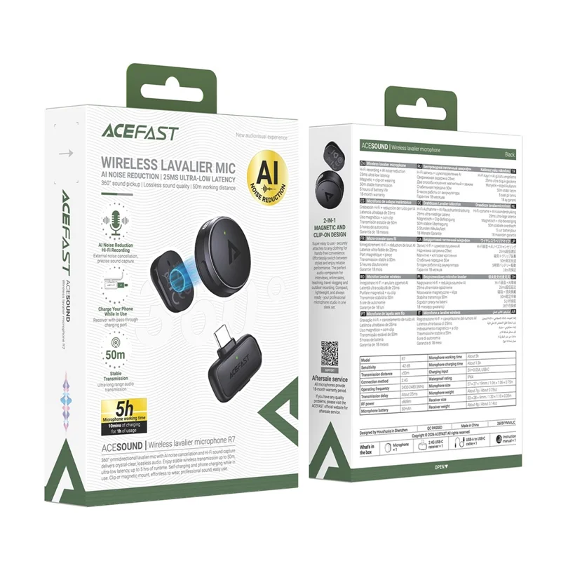 Micro cravate sans fil USB-C R7 ACEFAST – Image 8