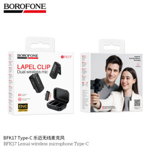 Microphone Cravate Sans Fil USB-C BFK17 BOROFONE