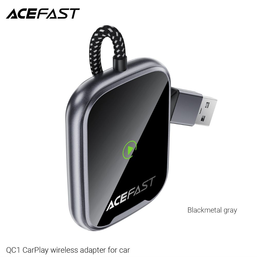 Adaptateur CarPlay & Android Auto Sans Fil QC1 ACEFAST – Image 4