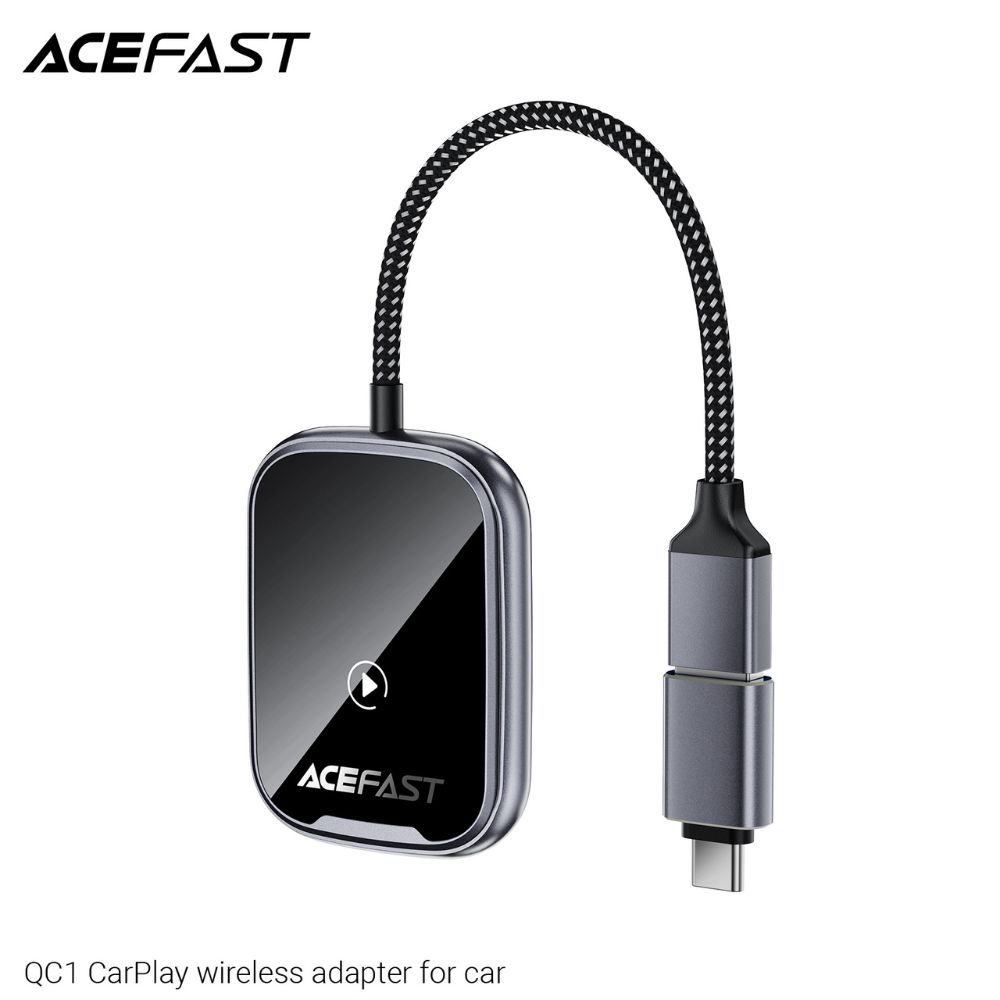 Adaptateur CarPlay & Android Auto Sans Fil QC1 ACEFAST – Image 2