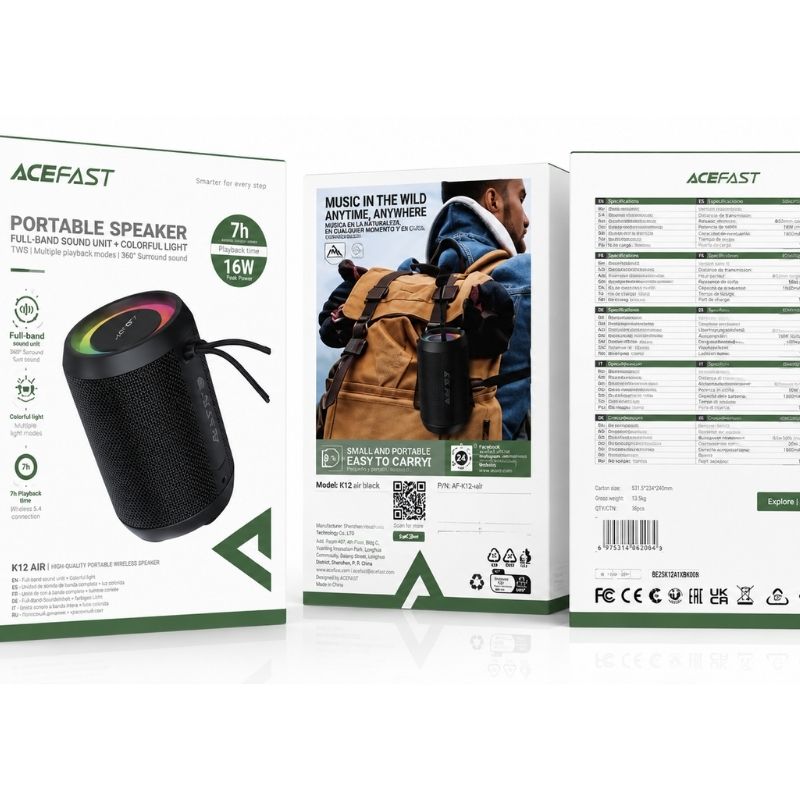 Enceinte Bluetooth Portable K12 Air ACEFAST