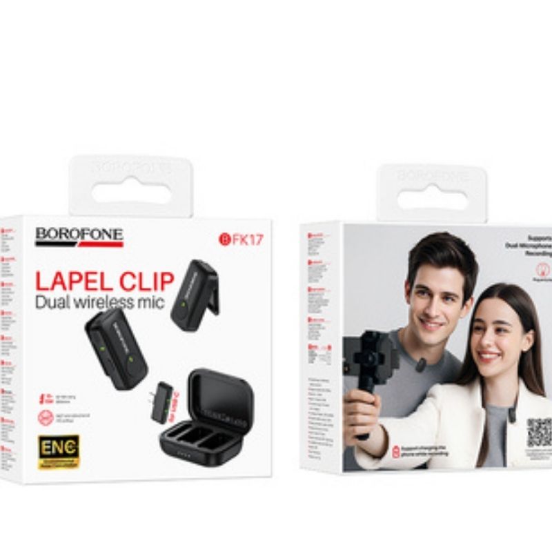 Microphone Cravate Sans Fil USB-C BFK17 BOROFONE