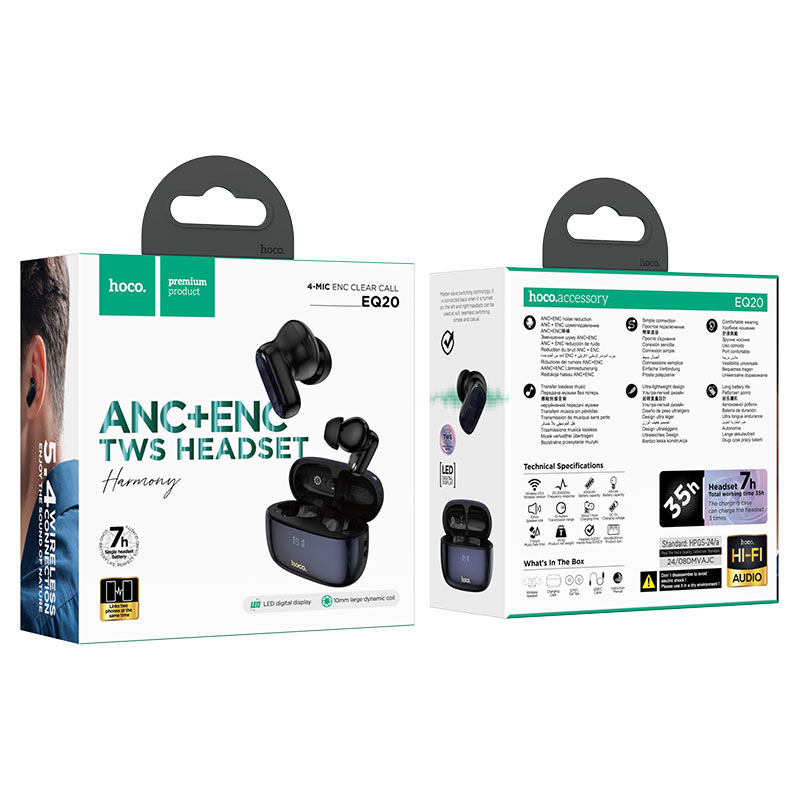 Écouteurs Bluetooth TWS EQ20 HOCO – Image 4